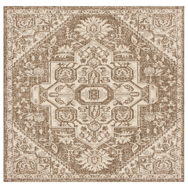 Langley Street Danya Oriental Cream/Beige Indoor/Outdoor Area Rug